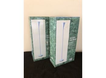 Pair Of Trumpet Floor Lamps New In The Box