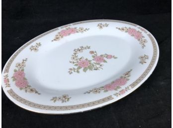 Fairfield Pink Floral Platter
