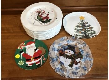 Christmas Dinner Plate Sets