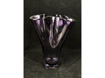 Lenox Purple Glass Vase