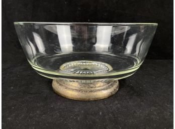 Pedestal Bottom Glass Bowl