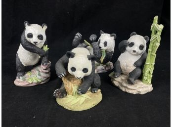 Lefton China Panda Figures