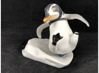Whoops Hand Painted Porcelain Penguin Figurine