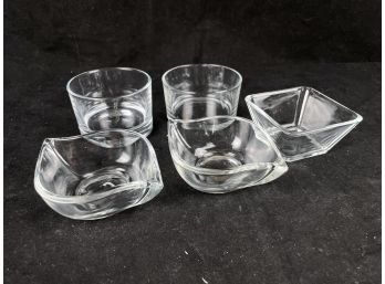 Glass Candle Holders Mixed Lot