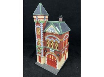 Dept 56 Christmas In The City Series 'Red Brick Fire House'
