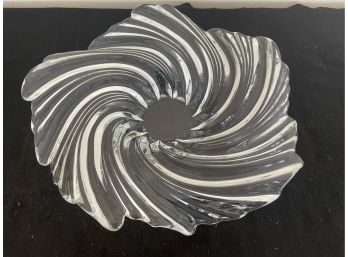 Glass Swirl Platter
