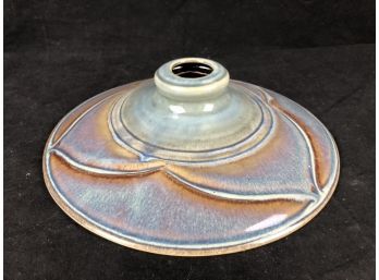 Glazed Pottery Candle Holder
