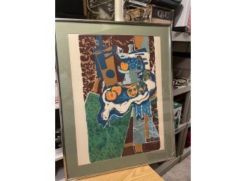 Georges Braque Lithograph Under Glass