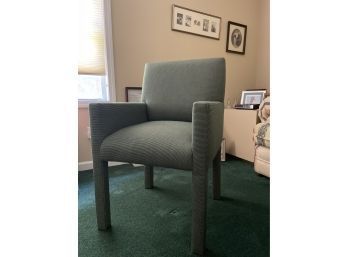 Very Nice Green Upholstered Chair
