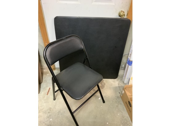 Folding Card Table With Four Chairs