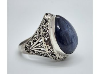 Bali, Kyanite Ring In Sterling Silver