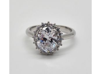The Finest Cubic Zirconia Ring In Sterling