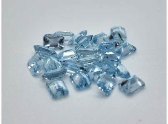25 Aquamarine Gems