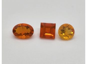 3 Fire Opal Gems