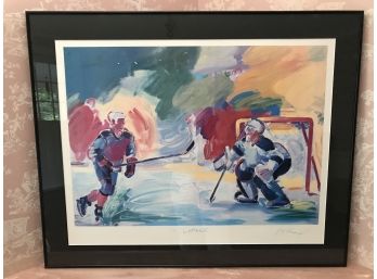 Peter Max Signed Serigraph 1996 NHL All Star Game   -  Hockey