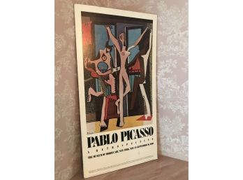 Pablo Picasso Retrospective Exhibit Mounted Poster On Foam Board