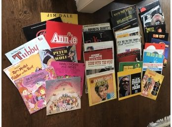 36PC Lot Of Vintage Vinyl Record Albums - Musicals, Children's, Doris Day  (Lot C)