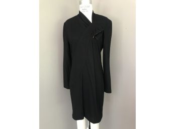 Vintage Tom And Linda Platt Studio Dress For Bergdorf Goodman - Wool, Size 10