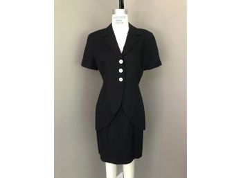 Vintage Yrene De Remonville Paris For Bergdorf - Jacket & Skirt Suit - Size US 10
