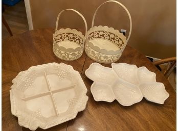 Vintage Divided Dish And More