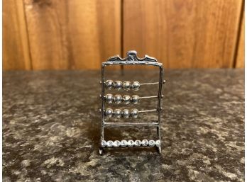 Tiny Sterling Abacus