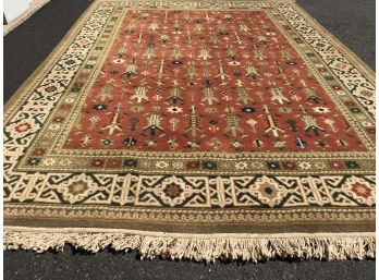 Kashmir, 100 0/0 Wool Rug, Made In Holland For Hayim & Co , Ny