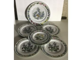 7 Royal Worcester, Worcester Herbs, China Plates