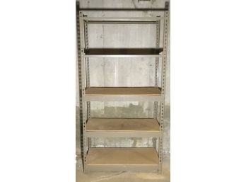 Metal & Wood 5 Shelf Storage Rack