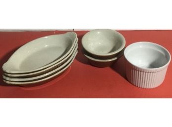 Vintage Hall Cookware Dishes & Ramekin