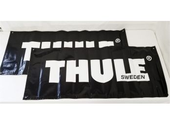 Two Thule Advertising Banners