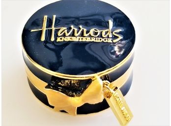 RARE Vintage 1999 Estee Lauder Harrods Hat Box Nightsbridge Solid Perfume Compact NEW