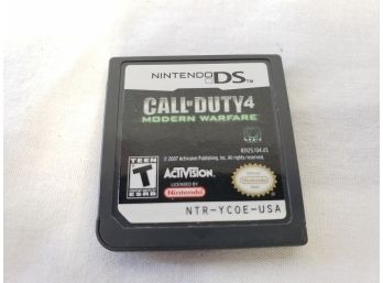 Nintendo DS Video Game Call Of Duty 4 Modern Warfare