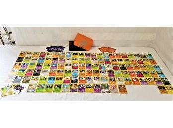 Large Lot Of Pokemon Cards With Halos