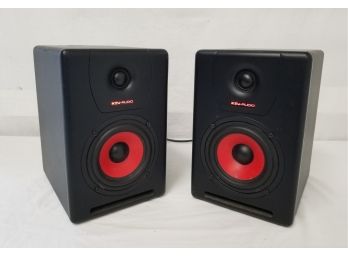 Pair Of IKey-Audio Powered 5' Studio Monitor Speakers M-505V2