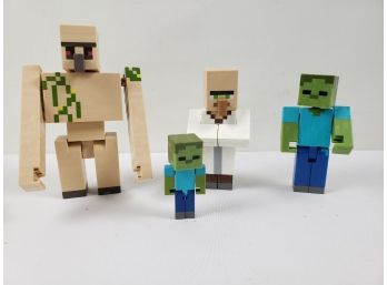 Minecraft Figures: Zombies & Iron Golem