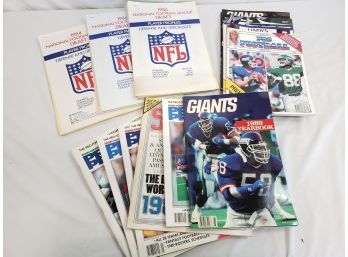 1980s Football Magazines And Draft Picks