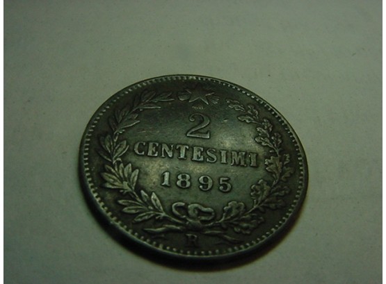 1895R   ITALY    2 Centesimi  XF