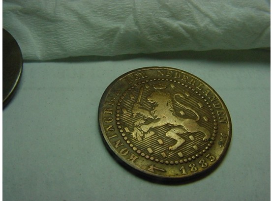 1883  Netherland  1 Cent  Fine,  Item C
