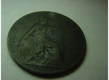 1899  GREAT BRITAIN  Half Penny
