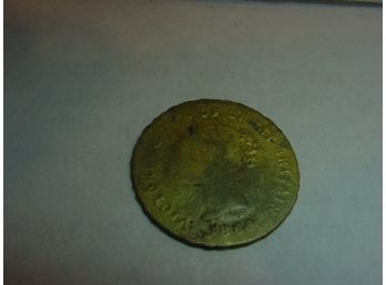1869  GREAT BRITAIN  Token - Queen Victoria , A Model Of The Half Sovereign Coin