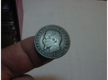 1854A   FRANCE  5  Centimes  VF