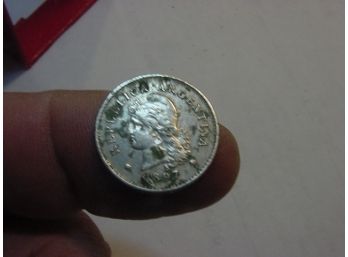 1897  ARGENTINA   10 Centavos  Fine