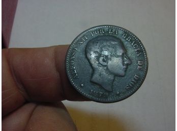 1879  OM   SPAIN   10 Centimes  VF