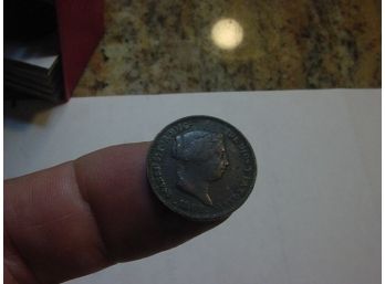 1862  SPAIN  10   Centimos  VF
