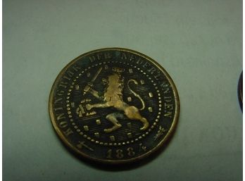 1884    1 Cent  Netherlands  VF