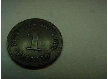 1899 A  GERMANY  1  Pfennig