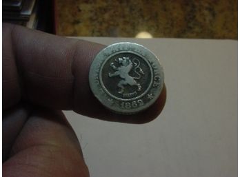 1862  BELGIUM  10 Centimes XF