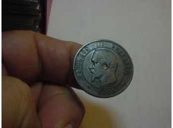 1855 A  FRANCE   10 Centimes  VF
