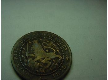 1878  Netherlands  1 Cent VF  , Item 2
