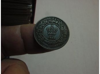 1864  NOVA SACOTIA  1 Cent  VF, Item # 2
